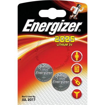 ENERGIZER BATTERY CR2025 2s