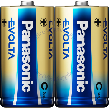 PANASONIC EVOLTA ALKALINE BATTERY C LR14EG/2B (2s)