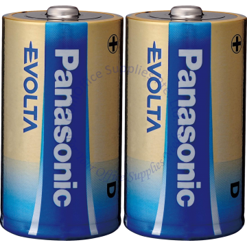 PANASONIC EVOLTA ALKALINE BATTERY D LR20EG/2B (2s)