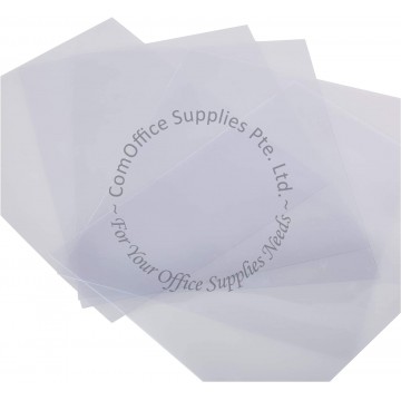BINDING COVER PLASTIC A4 0.20MM THICK 100s