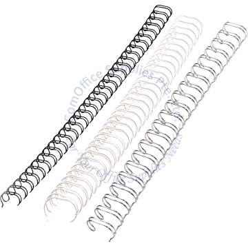 BINDING WIRE 3:1 34 LOOPS 14MM WHITE