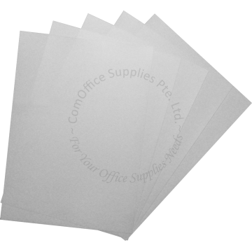 BINDING COVER PLASTIC A4 0.7MM TRANSLUCENT WHITE