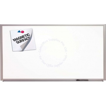 WHITE BOARD W/ALUMINIUM FRAME 45x60CM