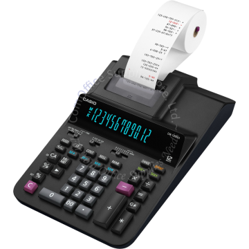 CASIO PRINTING CALCULATOR DR-120RII-BK 12DIGIT BLACK