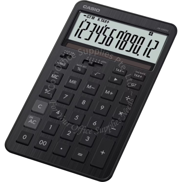 CASIO CALCULATOR JW-200DQ-BK 12DIGIT - BLACK