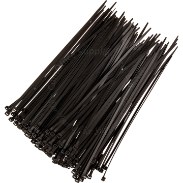 CABLE TIE 16" x 8MM (100s) BLACK