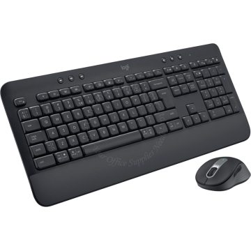 LOGITECH SIGNATURE WIRELESS KEYBOARD & OPTICAL MOUSE COMBO MK650 GRAPHITE