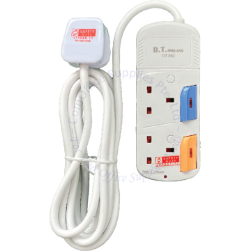 POWER SOCKET 2-GANG 3M