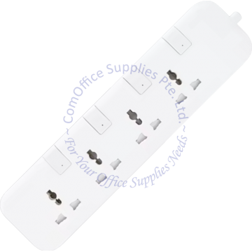 L&Y MULTI (UNIVERSAL) POWER SOCKET 4-GANG 3M