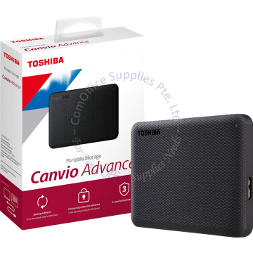 TOSHIBA 2.5" PORTABLE HARDISK USB3.0 CANVIO ADVANCE v10 1TB