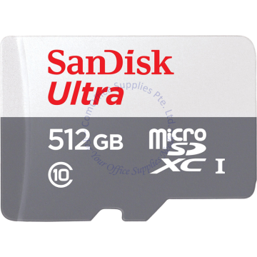SANDISK ULTRA MICROSD CARD 512GB (SDSQUNR-512G-GN3MN)