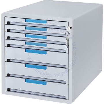 KAPAMAX PLANO 7 DRAWER FILE CABINET W/LOCK K-17207