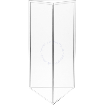 ACRYLIC TRIANGULAR HOLDER #A-3T-DL - DL SIZE