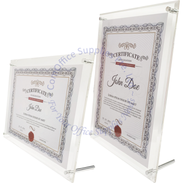ACRYLIC FRAME W/SPACER #F-A-04 A4