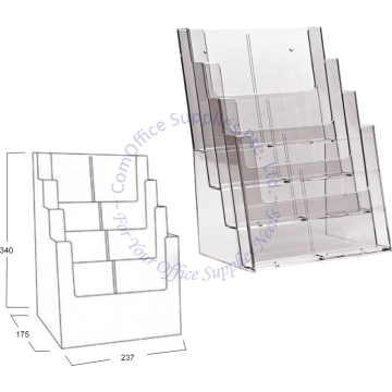 BROCHURE HOLDER 4-TIER 4C230X A4