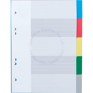 PP 5 COLOR DIVIDER A4