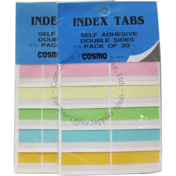 COSMO INDEX TABS 50MM S900-1 20s