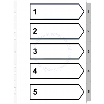 PP 1-5 DIVIDER A4