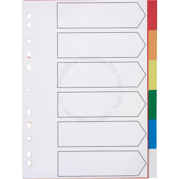 PP 6 COLOR DIVIDER A4