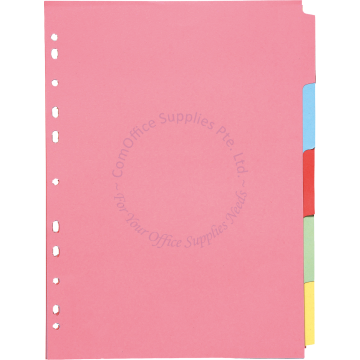 PAPER 5 COLOR DIVIDER A4 10SET