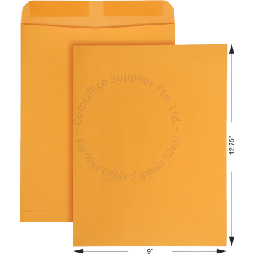 GOLD KRAFT ENVELOPE 9x12.75" C4 (10s)