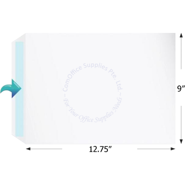 WHITE ENVELOPE 9x12.75" C4 (10s)