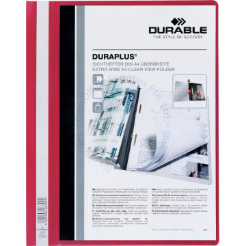 DURABLE CLEAR VIEW FILE 2579 RED