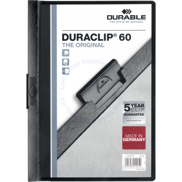 DURABLE/DURACLIP FILE 2209 BLACK