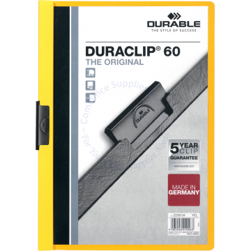 DURABLE/DURACLIP FILE 2209 YELLOW