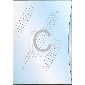 FOLDER C-SHAPE A4 CLEAR