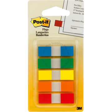 3M POST-IT TAPE FLAGS 683-5CF 0.5x1.7" (5Cx20s)
