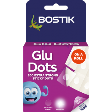 BOSTIK GLUE DOT CLEAR - EXTRA STRONG (200s)