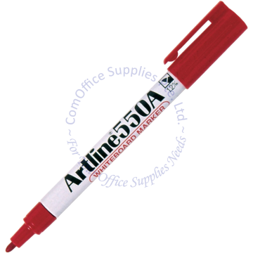 ARTLINE WHITEBOARD MARKER 550A RED (FINE BULLET POINT)