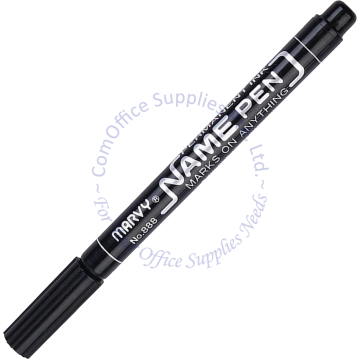 MARVY NAME PEN 888-S BLACK