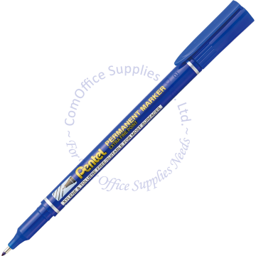 PENTEL SLIM PERMANENT MARKER NF450 BLUE (EXTRA FINE POINT)