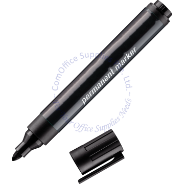 PERMANENT MARKER BLACK (BULLET POINT)
