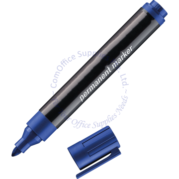 PERMANENT MARKER BLUE (BULLET POINT)