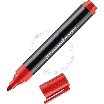 PERMANENT MARKER RED (BULLET POINT)