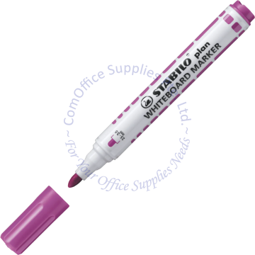 STABILO PLAN WHITEBOARD MARKER 641/56 PINK (BULLET POINT)