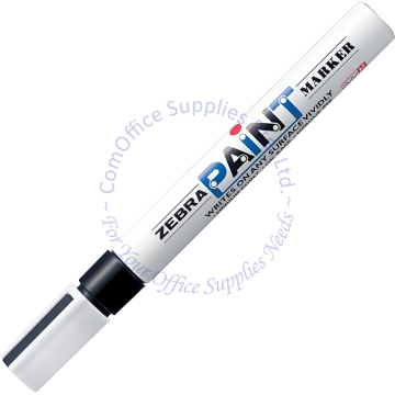 ZEBRA PAINT MARKER MOP-200M BLACK (MEDIUM POINT)