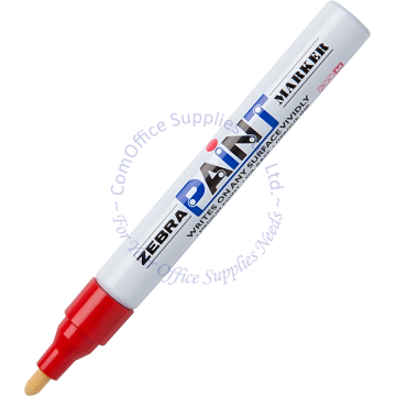 ZEBRA PAINT MARKER MOP-200M RED (MEDIUM POINT)