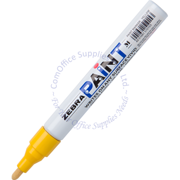 ZEBRA PAINT MARKER MOP-200M YELLOW (MEDIUM POINT)