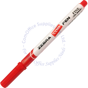 ZEBRA NAME PEN FINE RED
