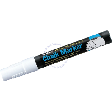 ARTLINE CHALK MARKER EPW-4 WHITE (BULLET POINT)