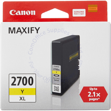 CANON INK CARTRIDGE PGI-2700YXL YELLOW