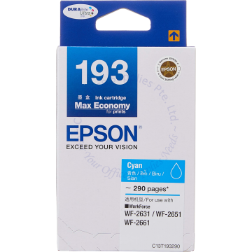 EPSON INK CARTRIDGE C13T193290 CYAN