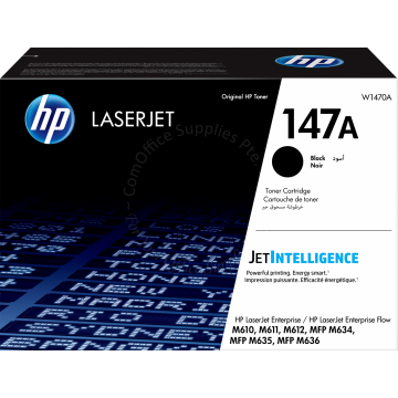HP TONER W1470A/147A (M610/611/612/MFP M634/635/636) BLACK