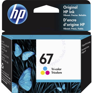 HP INK CARTRIDGE 3YM55AA (67) TRI-COLOR