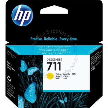 HP DESIGNJET INK CARTRIDGE CZ132A (711) YELLOW (29ML)