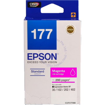 EPSON INK CARTRIDGE C13T177390 (177) MAGENTA
